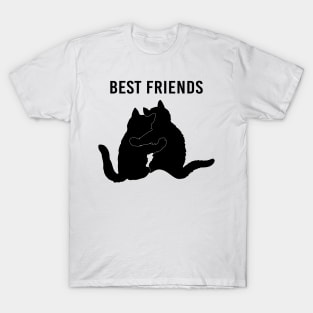 Best friends - black cats T-Shirt